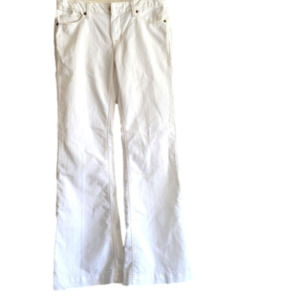 Limited White Flare Leg Jeans